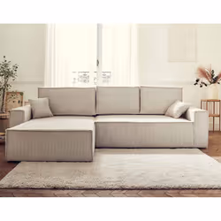 Best Mobilier Dellia Canapé d'angle 4 siège(s) Beige - Vue supplémentaire 5