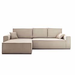 Best Mobilier Dellia Canapé d'angle 4 siège(s) Beige - Vue supplémentaire 6