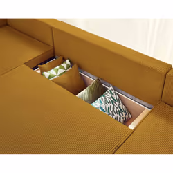 Best Mobilier Dellia 7 siège(s) Jaune