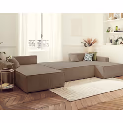 Best Mobilier Dellia 7 siège(s) Taupe