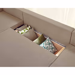 Best Mobilier Dellia 7 siège(s) Taupe