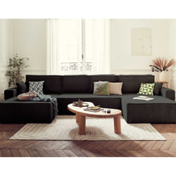 Best Mobilier Dellia 7 siège(s) Anthracite, Gris