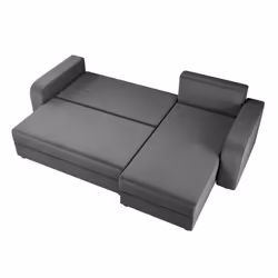 Best Mobilier Harvey Canapé d'angle 4 siège(s) Gris