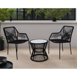Best Mobilier Zambra ensemble de meubles de jardin Noir