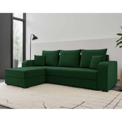 Best Mobilier Harvey Canapé d'angle 4 siège(s) Vert