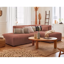 Best Mobilier Victoire, Rose, Velours, Bois, Plastique, 2700 mm, 1680 mm