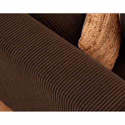 Best Mobilier Victoire Canapé d'angle 4 siège(s) Marron