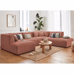 Best Mobilier Victoire, Rose, Velours, Bois, Plastique, 3260 mm, 2700 mm