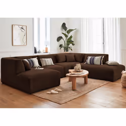 Best Mobilier Victoire, Marron, Velours, Bois, Plastique, 3260 mm, 2700 mm