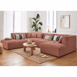 Best Mobilier Victoire, Rose, Velours, Bois, Plastique, 3260 mm, 2700 mm