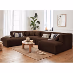 Best Mobilier Victoire, Marron, Velours, Bois, Plastique, 3260 mm, 2700 mm