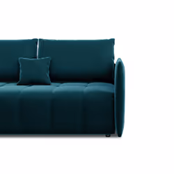Best Mobilier Petra Canapé d'angle 4 siège(s) Bleu
