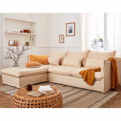 Best Mobilier Adriann, Beige, Tissu, Bois, Métal, 2550 mm, 1900 mm