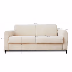 Best Mobilier Owen 3 siège(s) Gris - Vue supplémentaire 9