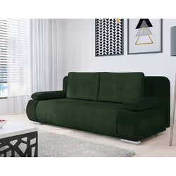 Best Mobilier Elio, Vert, Velours, Bois, Plastique, 2000 mm, 920 mm