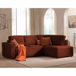 Best Mobilier Livy Canapé d'angle 5 siège(s) Vert