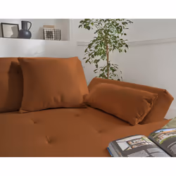 Best Mobilier Vermont Canapé d'angle 7 siège(s) Couleur rouille