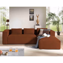 Best Mobilier Stella Canapé d'angle 4 siège(s) Vert