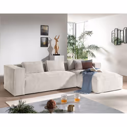 Best Mobilier Stella, Bleu, Velours, Plastique, 2620 mm, 1760 mm, 670 mm