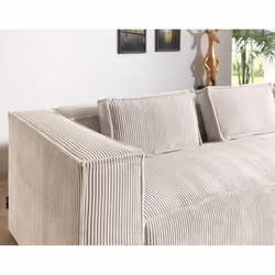 Best Mobilier Stella Canapé d'angle 4 siège(s) Bleu - Vue supplémentaire 4