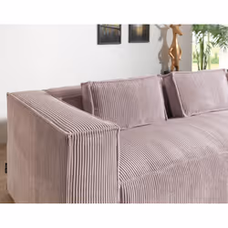 Best Mobilier Stella Canapé d'angle 4 siège(s) Terre cuite - Vue supplémentaire 4
