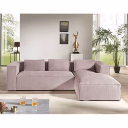 Best Mobilier Stella Canapé d'angle 4 siège(s) Terre cuite - Vue supplémentaire 5