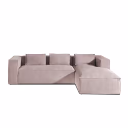 Best Mobilier Stella Canapé d'angle 4 siège(s) Terre cuite - Vue supplémentaire 6