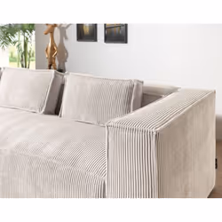 Best Mobilier Stella Canapé d'angle 4 siège(s) Bleu - Vue supplémentaire 4