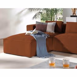 Best Mobilier Stella Canapé d'angle 4 siège(s) Vert