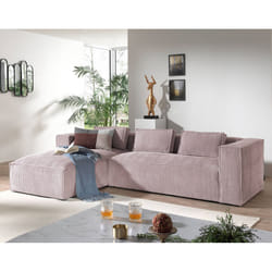 Best Mobilier Stella Canapé d'angle 4 siège(s) Terre cuite