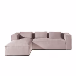 Best Mobilier Stella Canapé d'angle 4 siège(s) Terre cuite - Vue supplémentaire 6