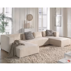 Best Mobilier Stella, Bleu, Velours, Bois, Plastique, 3270 mm, 1760 mm