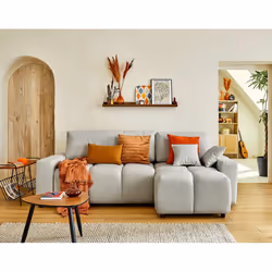 Best Mobilier Crocus, Gris, Tissu, Bois, Plastique, 2330 mm, 1420 mm