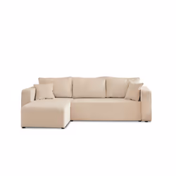 Best Mobilier Topaze Canapé d'angle 4 siège(s) Beige - Vue supplémentaire 7