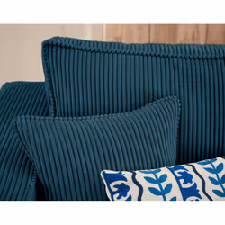 Best Mobilier Topaze Canapé d'angle 4 siège(s) Bleu - Vue supplémentaire 5