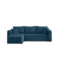 Best Mobilier Topaze Canapé d'angle 4 siège(s) Bleu - Vue supplémentaire 7