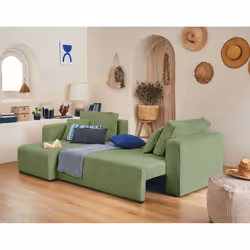 Best Mobilier Topaze Canapé d'angle 4 siège(s) Vert