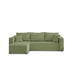 Best Mobilier Topaze Canapé d'angle 4 siège(s) Vert - Vue supplémentaire 7