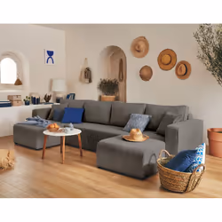 Best Mobilier Topaze 7 siège(s) Gris