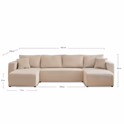 Best Mobilier Topaze 7 siège(s) Gris - Vue supplémentaire 8