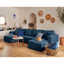 Best Mobilier Topaze 7 siège(s) Bleu