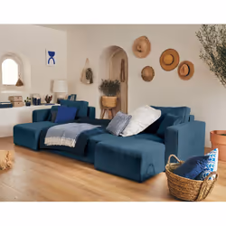 Best Mobilier Topaze 7 siège(s) Bleu