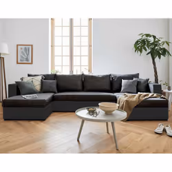 Best Mobilier Opale, Noir, Tissu, Bois, Plastique, 3200 mm, 1400 mm