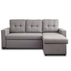 Best Mobilier Tulipe Canapé d'angle 4 siège(s) Gris