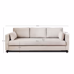 Best Mobilier Anna 3 siège(s) Bleu - Vue supplémentaire 7