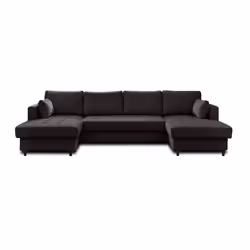 Best Mobilier Anna Canapé d'angle 7 siège(s) Gris - Vue supplémentaire 7