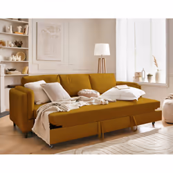 Best Mobilier Brooke 3 siège(s) Jaune