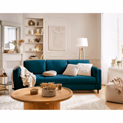 Best Mobilier Brooke 3 siège(s) Bleu - Vue supplémentaire 4