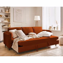 Best Mobilier Brooke 3 siège(s) Couleur rouille