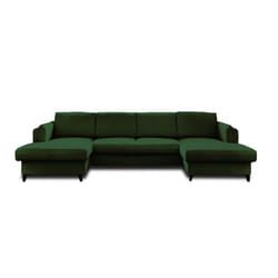 Best Mobilier Brooke Canapé d'angle 7 siège(s) Vert, Olive